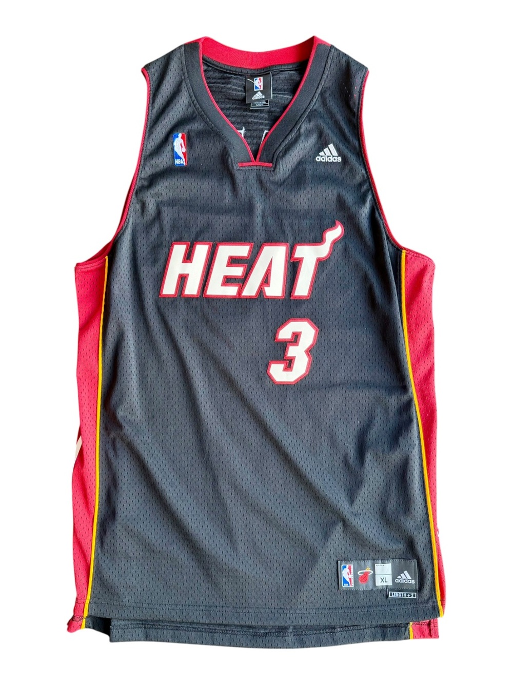 Miami Heat Dwayne Wade #3 NBA Adidas Swingman Jersey Size: XL